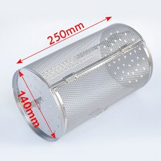 합금 로스트 바스켓 오븐 바구니 10 인치 가열 균일 회전 로스터 드럼 오븐 케이지 로티세리 그릴 로스터 드럼 바베큐 가정용, 1개