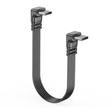 USB C 어댑터 케이블 코드 변환기 길이 유형 480MBPS 전화용 데이터 다른 태블릿, 5cm-L male to L male, 1개