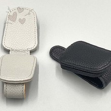 자석 차량용 선글라스 거치대 안경 케이스 차 걸이 클립 선바이저 보관 카드 홀더, 블랙, 1개