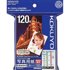 고쿠요 코쿠요 잉크젯 인화지 원지 고광택 L판 120장 KJ-D11L-120, 1개, 상세페이지 참조