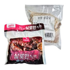 살로만 슬라이스 순살 족발 500g + 삼겹 보쌈 500g 총1kg 족보세트, 1개