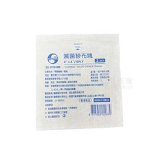 鈺弘 滅菌不織布紗布塊 Y型 4X4 6P, 960箱, 960包/販售, 2片