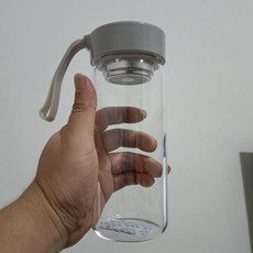 簡約杯子 加厚大容量韓版可愛玻璃杯 男女高顏值防燙簡約新款ins便攜泡茶杯, 裸杯480ml（顏色隨機）, 1個