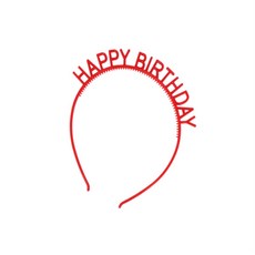 윤금상회 해피버스데이 머리띠 생일축하머리띠, 블루