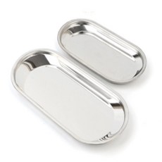 제이일 다용도 라운드 스틸 트레이 간식트레이 업소용쟁반