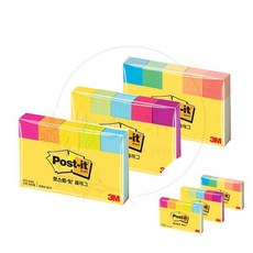 3M 포스트잇 미니 종이 플래그 670-5 50x15mm 표시 사무실 문서 학교 인덱스 체크 분류, 670-5PN (부분 5색)