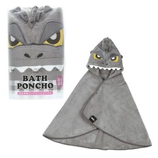 스케이터Skater 버스 판초 후드 포함 키즈 흡수 속건 108×92cm 고질라 소년 BPO1-A