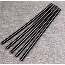 黑色熱熔膠棒 手工DIY熱溶膠條 7MM/11MM熱融膠槍萬用高粘強力膠 修復, 1個, 高粘黑棒 7X270 10根