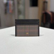 닥스 DBHO5F722W3 브라운 체크 패턴 단카드지갑 UKA313 VYI447