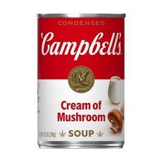 캠벨 스프 Campbell 콘덴스 크림 오브 머쉬룸 수프, 298g, 3개