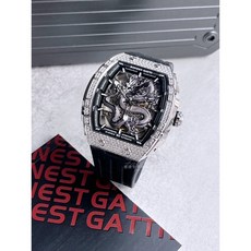 BONEST GATTI 龍年限定祥龍獻瑞鏤空機械男錶，德國設計，銀龍配色，自動機械機芯，公司貨保證