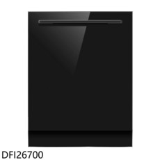 全黑內嵌式洗碗機 DFI26700，簡約時尚，節省空間，高效清潔，節能省水, 圖片色, DFI26700, 上門安裝