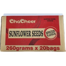 차차 챠챠 해바라기씨 꽈즈 260g 1BOX 오향맛 양념맛, 20개