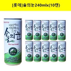 롯데칠성 솔의눈 음료수 240mlx30캔, 240ml, 30개