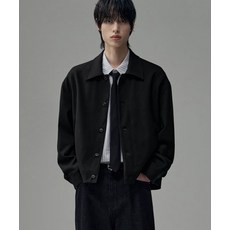 [국내매장정품] 드로우핏 DRAW FIT 도브 울 미니멀 라인 자켓 [BLACK] DFJK5395BK 139294
