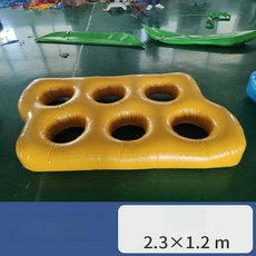 장애물 사다리 에어바운스 체육 풍선 징검다리 운동회 게임, 1개, 장애물 트랩 6홀