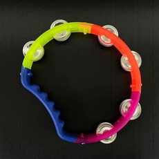 노래방 탬버린 매직2 요술2 반달 파티용품 행사 악기용 템버린, 1개