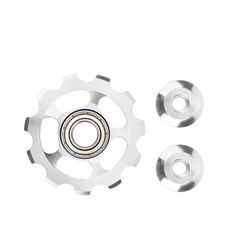 산악 자전거 가이드 휠 알루미늄 리어 디레일러 풀리 자전거용 변속, 1개