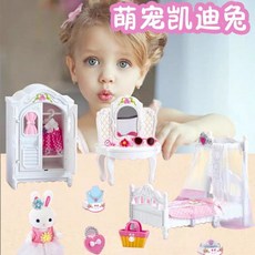 《菲比尋常》雅斯妮 凱迪兔系列 6616衣櫥過家家 親子互動 角色扮演, 1個