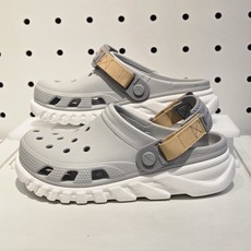 크록스 정품 남녀공용 듀엣맥스 II 클로그 208776 (그레이 앳모스피어 색상) 높이감과 스포티한 디자인이 포인트! 편안하고 가벼워요