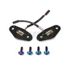 CF 675SR SR 오토바이 사이드미러 시트 커버 장식용 LED 라이트 미러 베이스, 04 Black