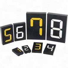 금융현황판 회전식 숫자 소형 날짜스탬프 연월일 사무 재고관리 넘버링, 1개, N2 - 노랑