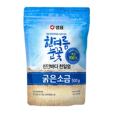 샘표 한여름눈꽃 굵은소금, 500g, 3개