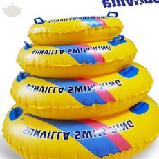 바다 수영장 여름 휴가 안전 손잡이 원형 공기주입식 레저 물놀이 튜브 워터파크, 1개, 선빌라 튜브 105cm