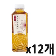 붉은빛의 우롱티 500ml 12개