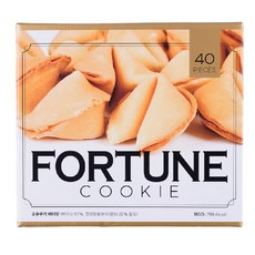 포츈 쿠키 버터향 180g (40개입) 행운 쿠키, 1세트, 120g