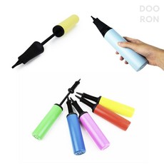 두론샵 핸드형 풍선펌프 1P(랜덤) 손펌프 공기주입기 핸디형 수동