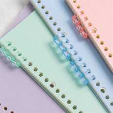 히린픽 제본링 1P 스프링제본, 분홍