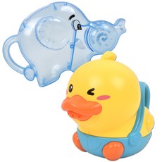 물뿌리개 목욕놀이완구 코끼리 + 오리 세트, 파랑, 1세트