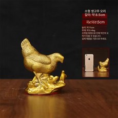 알 품은 닭 닭모형 인테리어 행운 황금알 병아리 개업선물 높은