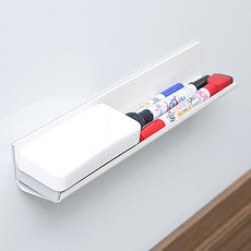 마그피아 화이트보드 자석 펜 받침대 24.5x4cm