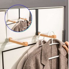 쌍문상회 접이식 가방 도어 행거 걸이 모자거치대 옷걸이행거 가방걸이 모자걸이 도어행거 문걸이행거 문옷걸이 도어후크 방문옷걸이 도어훅 40872EA, 화이트
