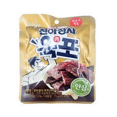 진주햄 천하장사육포 (쇠고기육포), 40개, 15g