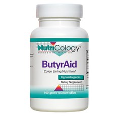 Nutricology ButyrAid補充錠, 100顆, 1罐