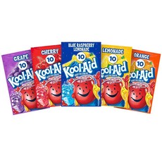 Kool-Aid 언스위튼 프루트 버라이어티 드링크 믹스 50개