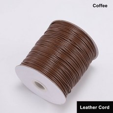 1/1.5mm 칠 로프 실 끈 왁스 코드 용품 보석 꼬임 만들기 면 10m 가죽 팔찌 구슬 2mm 마크라메 공예, 1개, 18 coffee