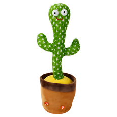 仙人掌學說話玩具, 綠色, 1個, 32吋