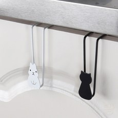 쾅쾅상사 싱크대수건걸이 싱크대수건걸이후크, 다람쥐 화이트