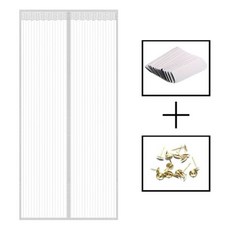 미세방충망 창문 현관 방충망 모기장 파리 방충망 스크린 주방 침실용 문 커튼 통기성 메쉬 여름, 02 S2 Screen_04 XL 110X210cm