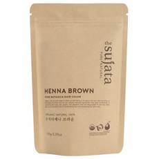 (USDA인증)수자타브라운 천연헤나염색 천연헤나가루, 브라운, 1개