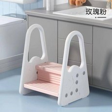 Mloong 兒童洗漱踩腳凳，可折疊防滑扶手梯