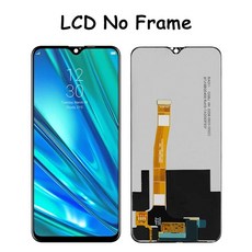 휴대폰 핸드폰 스마트폰 수리 부품 Oppo Realme 5 Pro LCD 디스플레이 테스트 터치 스크린 디지타이저 어셈블리 교체 Realme5 RMX1971 RMX1973, [01] Black No Frame, 1개