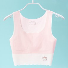 夏季女童發育期內衣 少女莫代爾兒童小背心 防凸點 一階段學生內衣