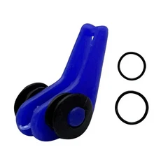 10 개/가방 플라스틱 낚시 후크 키퍼 낚싯대 극 미끼 안전 홀더 Chub 잉어 쉬운 태클, Blue