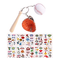 봉백 야구 덕후 야구 키링 타투 스티커 증정