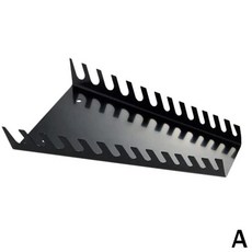 렌치 스패너 정리함 홀더 가정용 공구 벽걸이 트레이 랙 보관 레일 브래킷 차고, black